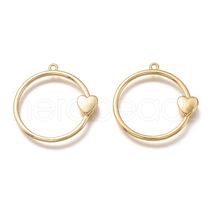 Brass Pendants KK-Z013-01G-1