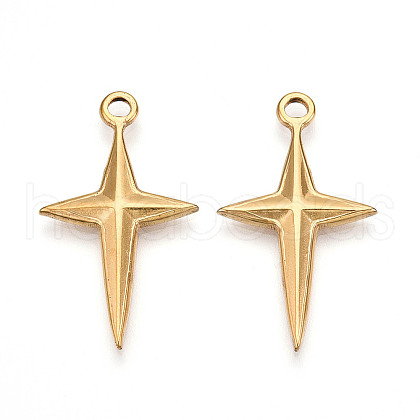 304 Stainless Steel Pendants STAS-N109-121G-1