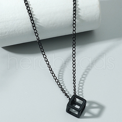 201 Stainless Steel Pendant Necklace for Men FS-WGEDFFE-09-1