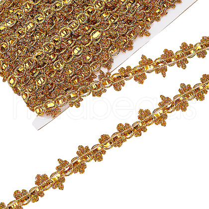 Metallic Lace Trim OCOR-WH0071-034B-1