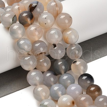 Natural Agate Beads Strands G-G175-A01-01-1