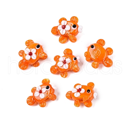 Handmade Lampwork Bumpy Beads Strands LAMP-T021-25A-1