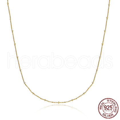 925 Sterling Silver Satellite Chains Necklaces HR8525-2-1