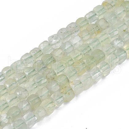 Natural Prehnite Beads Strands G-S362-005-1