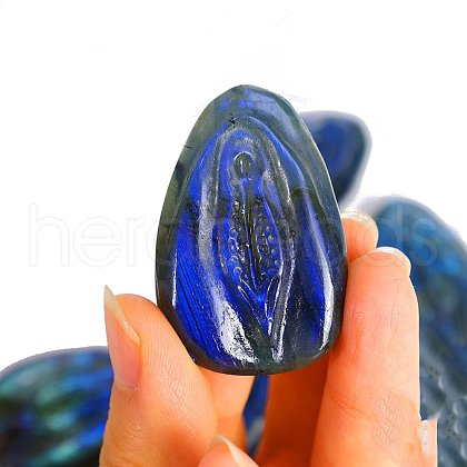Carved Natural Labradorite Sculpture Display Decorations PW-WGBD60A-04-1