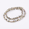 Electroplate Glass Beads Strands EGLA-J145-6mm-HR02-2