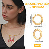 Beebeecraft Brass Open Jump Rings KK-BBC0002-26-2