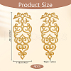 Computerized Embroidery Cloth Iron on/Sew on Patches PATC-WH0007-52-2