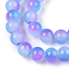 Baking Painted Imitation Jade Glass Round Bead Strands X1-DGLA-N003-10mm-01-3