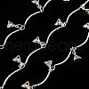 Brass Curved Bar Link Chains CHC-M025-44S-1