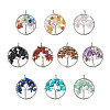 Yilisi 10Pcs 10 Styles Natural & Synthetic Gemstone Pendants G-YS0001-23-11