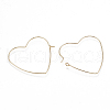 Brass Earring Hooks KK-T038-429G-2