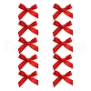 10Pcs Bowknot Cloth Alligator Hair Clips PW-WGD5F1D-02-1