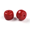 Opaque Acrylic Beads SACR-T017-35F-2