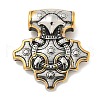 Ion Plating(IP) Viking 304 Stainless Steel Pendants STAS-D014-08AG-2