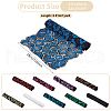 BENECREAT 10Pcs 10 Colors Polyester Elastic Lace Trim OCOR-BC0007-57-2