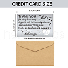 SUPERDANT Rectangle 201 Stainless Steel Custom Thermal Transfer Wallet Card DIY-SD0001-90D-2