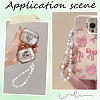 Gorgecraft 2Pcs 2 Styles Plastic Pearl & Resin & Glass Mobile Straps AJEW-GF0001-21A-5