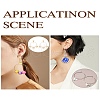 DIY Iron Ring Dangle Earring Making Kits DIY-YW0008-93-5