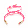 Nylon Cord Braided Bead Bracelets Making BJEW-F360-F11-1