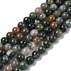 Natural Indian Agate Beads Strands G-A248-A01-02-2