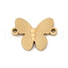 304 Stainless Steel Connector Charms STAS-P383-01B-G-1