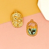 Alloy Enamel Pendants PW-WG4682B-04-1