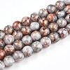 Baking Painted Glass Beads Strands X1-DGLA-N003-10mm-B05-1