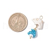 Marine Organism Glass Pendants PALLOY-MZ00700-02-2