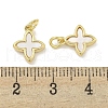 Brass with Sea Shell Charms KK-Q820-15G-3