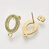 304 Stainless Steel Stud Earring Findings STAS-T052-03G-10-2