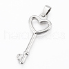 304 Stainless Steel Pendants STAS-H411-02P-2