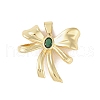 Brass Glass Pendants KK-E111-43B-G-1