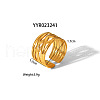 Stainless Steel Cuff Rings Fashion Jewelry for Women LV3247-3-1