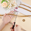 FINGERINSPIRE 2 Yards 9-Row Glass Seed Beaded Lace Trim OCOR-FG0002-60A-3