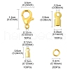 50Pcs Zinc Alloy Lobster Claw Clasps DIY-YW0007-54G-3