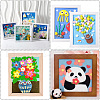 DIY Children Wood Decoration Clay Picture Frame WOOD-WH20008-07H-4