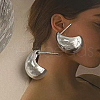 Fashionable S925 Sterling Silver Teardrop Stud Earrings DP0652-2-3