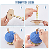 DICOSMETIC Wooden Wrist Yarn Holder DIY-DC0002-82-4