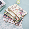 SUPERDANT 1 Set Wooden 2-Ring Loose Leaf Binder Postcard Phote Album Cover DIY-SD0001-02C-6