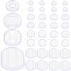 SOFPLATE 120Pcs 4 Style Silicone Clip on Earring Pads FIND-SP0001-01-1