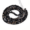 Baking Painted Glass Beads Strands DGLA-N010-6mm-10-2