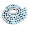 Baking Painted Glass Beads Strands DGLA-N012-10mm-06-2