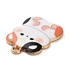 Rack Plating Alloy Enamel Pendants FIND-Q099-13G-07-2