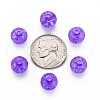 Transparent Crackle Acrylic Beads MACR-S373-66C-N21-2