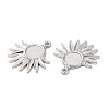 Non-Tarnish 304 Stainless Steel Pendant Cabochon Settings STAS-L020-022P-2