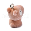 Flocky Resin Pendants FIND-S001-06H-2