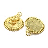 Real 18K Gold Plated Brass Pendants KK-L209-016G-2