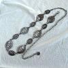 Tibetan Style Zinc Alloy & Iron Oval Link Chain Waist Belly Chains WGB4B33-01-1