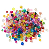 Transparent Frosted Glass Beads and Transparent Crackle Glass Beads CCG-CD0001-01-2